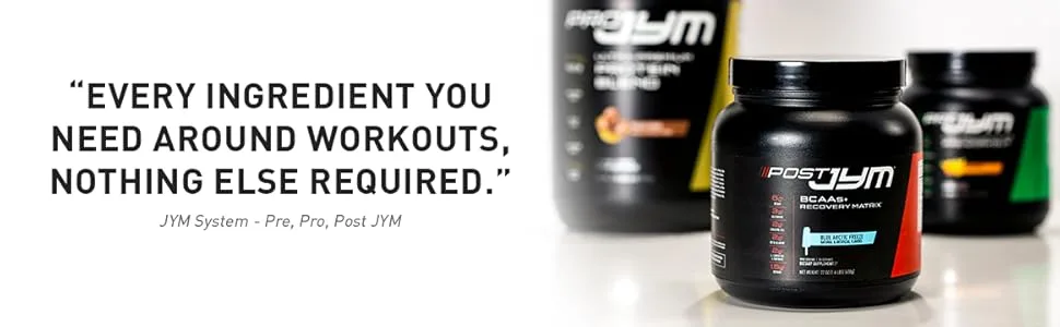Post JYM Active Matrix - Post-Workout with BCAA's, Glutamine, Creatine HCL, Beta-Alanine, and More | JYM Supplement Science | Rainbow Sherbert Flavor, 30 Servings, 21.2 oz. - JYM System