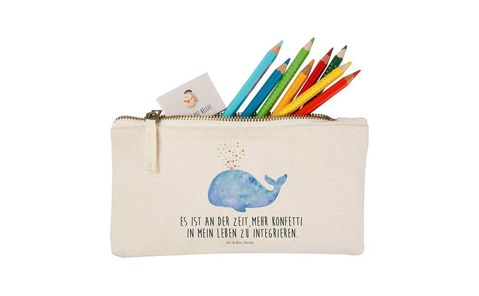 Mr. & Mrs. Panda Size S Small make -up bag Wal Confetti - Gift Losing Cosmetics Sea Animals Sea Slab Persons XXL MakeUp White S Small - header