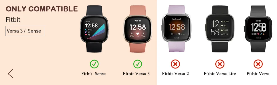[3 Pack] Tensea Compatible with Fitbit Versa 3 / Sense Screen Protector Case, Soft TPU Bumper Full Around Fit bit Versa3 Sense Cover Protective Accessories (Clear/Clear/Clear, 3) Clear/Clear/Clear 3 - product information 7