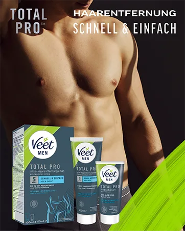 Sugaring sugar paste for hair removal 2-pack for noticeably smooth skin for up to 4 weeks Veet sugar paste 2x250ml - Veet Men - Haarrentfernung Schnell & Einfach
