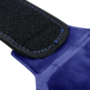 REVIX Wrist Ice Pack Wrap for Carpal Tunnel Relief, Reusable Gel Ice Packs for Hand Injuries, Cold Compress, Swelling, Sprains and Tendonitis (1 Pack), Navy - hand