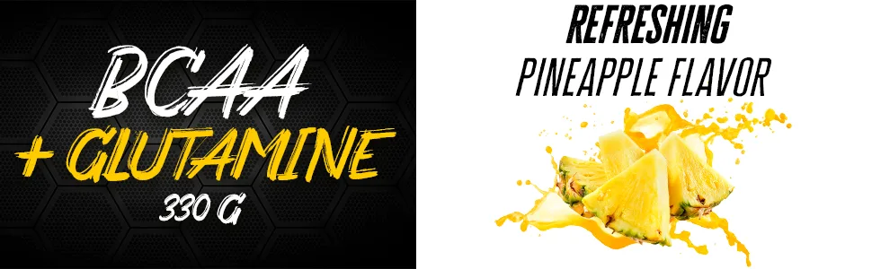 Forzagen BCAA Powder with Glutamine 30 Servings, Branched Chain Amino Acid Powder, Recovery Post Workout, Build, Hydration Available 4 Flavors (Pineapple) - BCAA PINEAPPLE FLAVORS