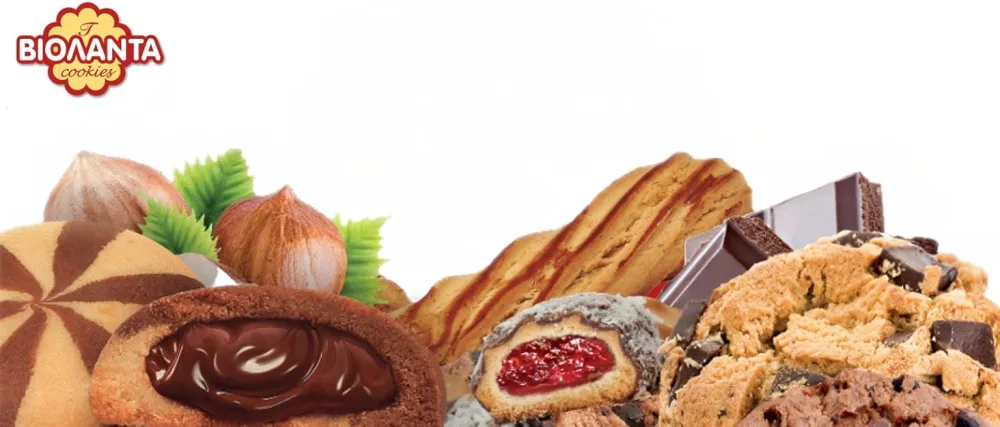 Cookies Double Biscuits Sample Set 5 Different Varieties Without Sugar 870g from Greece - Violanta Kekstitelbild