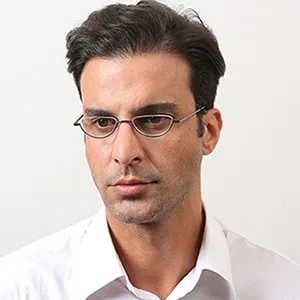 REAVEE 3-Pack Retro Designer Alloy Half Moon Reading Glasses Women Men Half Frame Spring Hinge Stylish Slim Reader with Pouch,Black,Grey and Silver,1.75 Black Grey Silver 1.75 x - men stylish readers