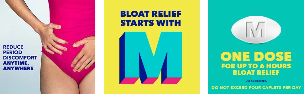 Midol Bloat Relief, Caplets with Pamabrom, 60 Count - Midol complete bloat