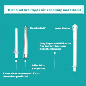 Silicone input hose accessories for intestinal cleaning long silicone hose 4 reusable tips in different sizes controlled water flow for enema for intestinal poisoning switch glass - Silikon-Einlaufschlauch
