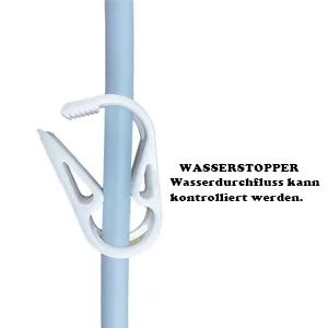 Silicone input hose accessories for intestinal cleaning long silicone hose 4 reusable tips in different sizes controlled water flow for enema for intestinal poisoning switch glass - Silikon-Einlaufschlauch