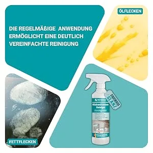 HOTREGA kitchen front cleaner high gloss 500ml - kitchen cleaning kitchen cleaner intensive cleaner front cleaner (2x 500ml) - HOTREGA Küchenreiniger