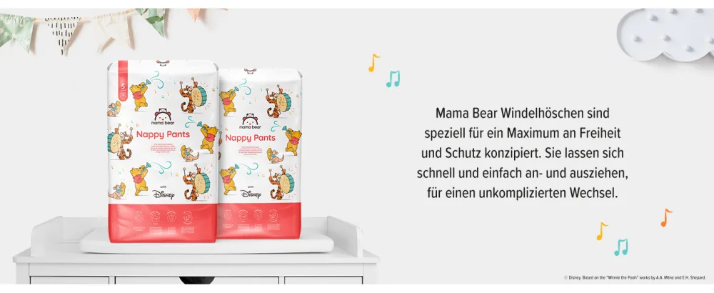 Amazon Brand - Mama Bear Disney Diaper Pants Size 5 (12-17 kg) White 70 Count 1-Pack Size 5 (12-17 kg) Single Pack - product information 5