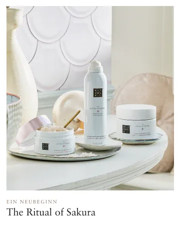 Rituals The advantage package "Rituals from Sakura Jing and Ayurveda" |3 x shower foam |Nursing and revitalizing shower gel |Problem pack 3 x 200 ml - the ritual of sakura