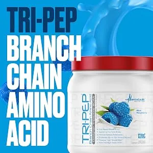 Metabolic Nutrition - TRIPEP - Tri-Peptide Branch Chain Amino Acid, BCAA Powder, Pre Intra Post Workout Supplement, Grape, 400 Grams (40 Servings) - TRI-PEP Metabolic Nutrition