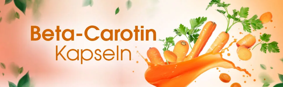 KOPP Vital Beta-Carotene Capsules | 3 x 200 capsules | 65 g | Carrot extract | Vitamin A | Pharmacy quality - Carotin