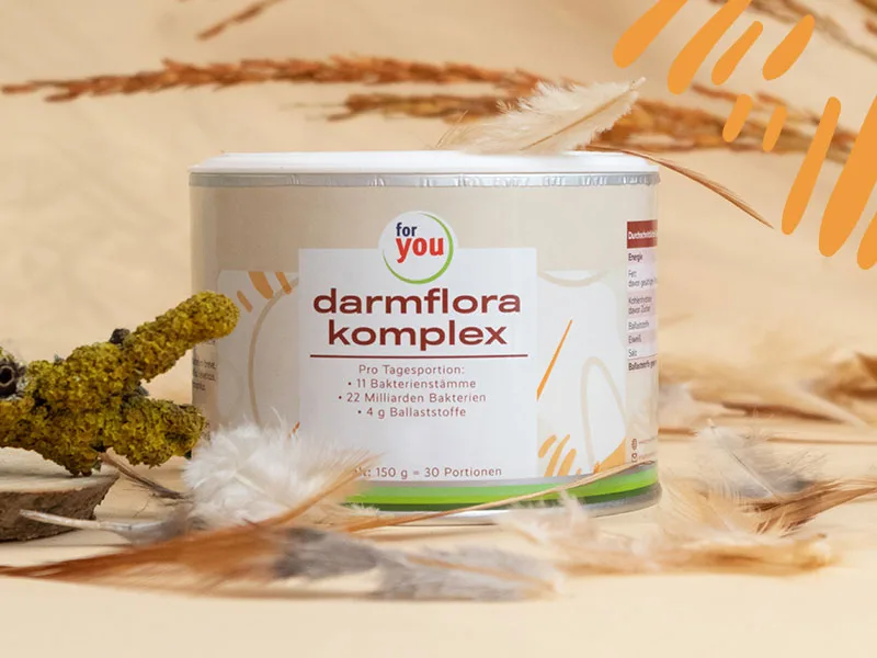 Darmflora complex neutral |Course cure with 11 bacterial strains 22 billion germs per portion & 2 types of fiber: Resistant Dextrin from Mais & Akazien fiber |Without additives - darmflora komplex