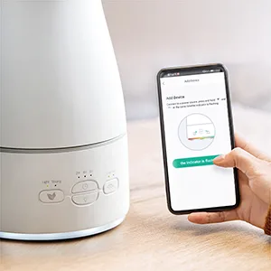 Essential Oil Diffuser, Aromatherapy Diffuser 1.8L Oil Diffuser with 3 Timer & 7 Ambient Light Settings, Diffusers for Essential Oils for Home, 2 Mist&Aroma Modes Alexa - Smart App Control