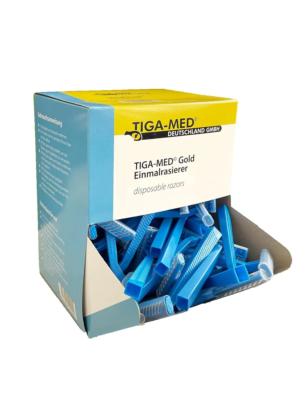 Disposable razors Disposable razor single edge TOP 500 pieces Original Tiga-Med quality Disposable razor - EInmal-Rasierer TIGA-MED