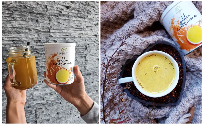 Nature's Finest Golden Curcuma Latte | Organic herbal tea blend turmeric cinnamon and ginger | Vegan and vegetarian 5 - curcuma