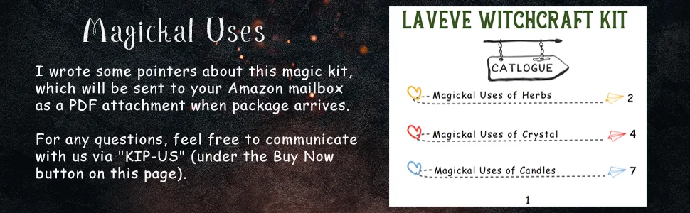 Witchcraft Supplies Kit for Spells, 48 PCS Witch Box Include Dried Herbs, Crystal Jars, Colored Candles, Parchment. Wiccan Supplies and Tools, Beginner Witchcraft Kit Witch Stuff for Pagan, Rituals - WITCH KIT WITH USES