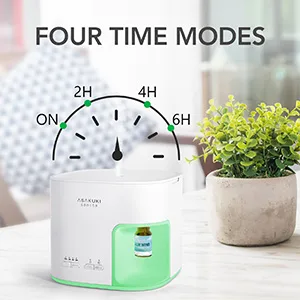 ASAKUKI Essential Oil Diffuser with Automatic Add Oil Design, 17 Hours of Consistent Scent, Large 500ml Aromatherapy Diffuser with 8 LED Lights, Cool Mist Humidifier with Timers - diffuser