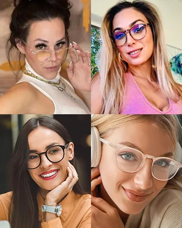 Stylish 6 Pack Reading Glasses for Women Men - Blue Light Blocking Computer Readers - Ease Blurry Vision & Dry Eyes (6-Pack Mix 01, 2.50) 6-pack Mix 01 2.5 x - reading glasses 1.25