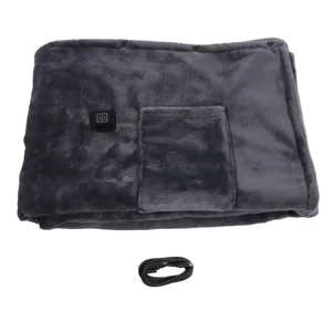 Electric Heated Blanket Small 5V Fast Heating Thickening Flannel USB Electric Blanket (160 * 80cm) Gray 160*80cm - product information 23