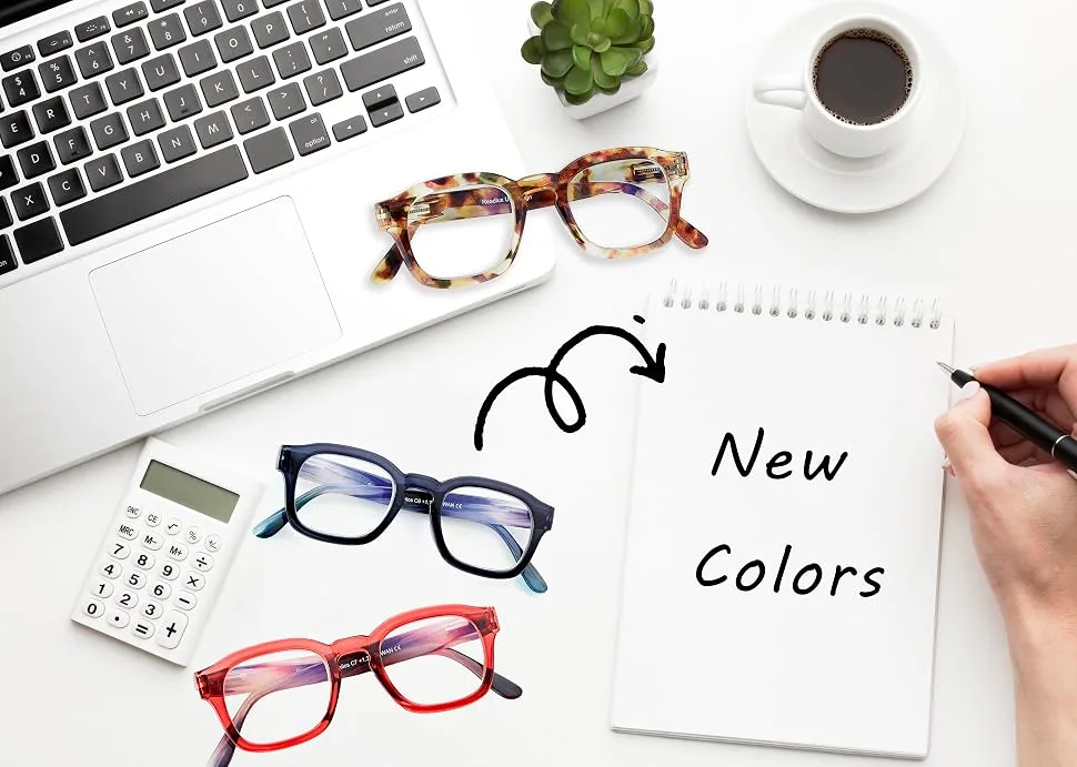 Reading Glasses Frame Women UV Blue Light Filtering Magnifier 1.25 - 3.00 Brown / Demi 1.25 x - reading glasses for women