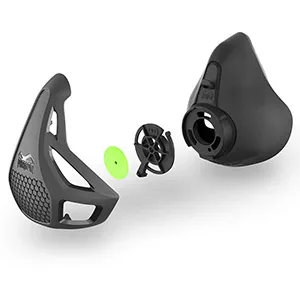Phantom Athletics Training Mask - Endurance Training for More Performance in Sports Silver S - Phantom Athletics Trainingsmaske Training Mask Trainings-Maske Ausdauer laufen Kondition Fußball MMA