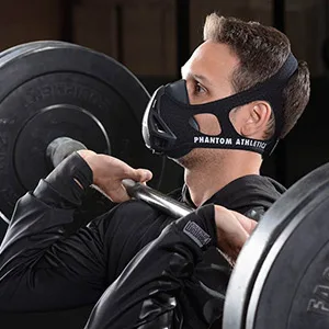 Phantom Athletics Training Mask - Endurance Training for More Performance in Sports Silver M - Phantom Athletics Trainingsmaske Training Mask Trainings-Maske Ausdauer laufen Kondition Fußball MMA