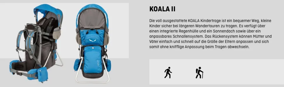 Salewa Children's Backpack Koala II Royal Blue One Size - KOALA