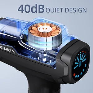 Massage Gun Deep Tissue Percussion Massager for Athletes, Recovery and Pain Relief, Upgrade Silence Handheld Relaxation Electric Massager(Black) R-black - massage gun