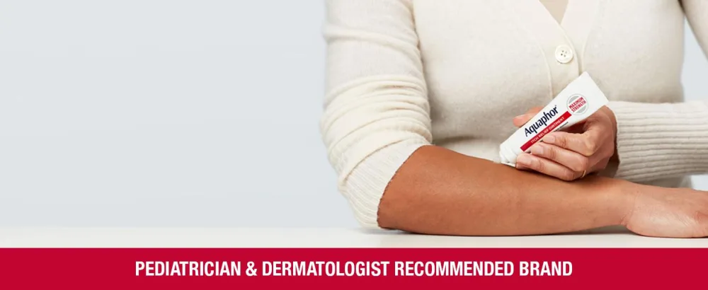 Aquaphor Itch Relief Ointment, 1% Hydrocortisone Anti Itch Skin Ointment, 1 Oz Tube, 2 Pack - dermatologist recommended
