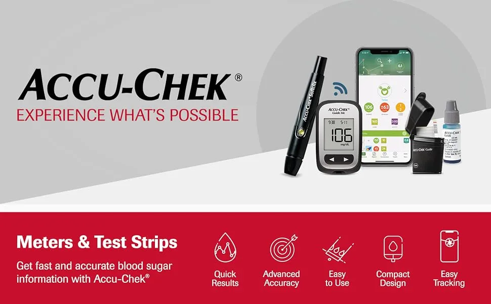 Accu-Chek Guide Meter for Diabetic Blood Glucose Testing - Accu-Chek