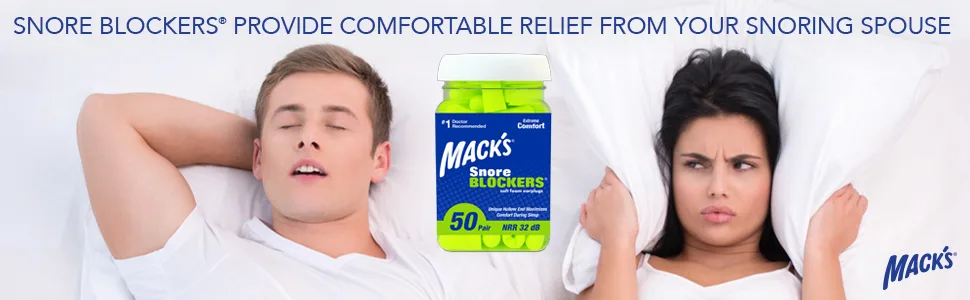 Mack’s Snore Blockers Soft Foam Earplugs, 50 Pair – 32 dB High NRR – Comfortable Ear Plugs for Sleeping, Snoring, Loud Noise and Travel - product information 5