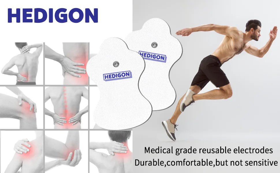 Durable Compatible with Omron Tens Unit Replacement Pads 3Pairs(6PCS)Electrotherapy Pads for Pain Relief Reusable Pads Brand: HEDIGON - Medical grade reusable electrodes,Durable,comfortable,but not sensitive