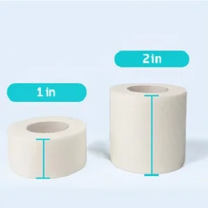 Conkote Soft Paper Surgical Tape 2" x 10 Yards, Gentle Adhesion and Hypoallergenic, 6 Rolls - gauze rolls