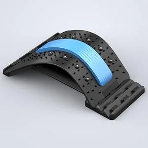 CNON Back Stretcher for Low Back Pain Relief, Multi-Level Back Cracker Board, Lower and Upper Back Popper for Herniated Disc, Sciatica, Scoliosis, Black - product information 4
