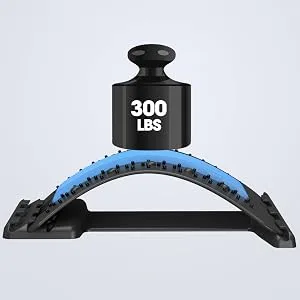 CNON Back Stretcher for Low Back Pain Relief, Multi-Level Back Cracker Board, Lower and Upper Back Popper for Herniated Disc, Sciatica, Scoliosis, Black - product information 5