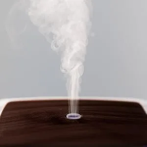 Himalayan Pink Salt Diffuser & 10 Essential Oils – 2-in-1 Therapeutic Device - Aromatherapy & Ionic Himalayan Salt Therapy – 400ml Ultrasonic Vaporizer and Ionizer with Ambient Glow - atomizer