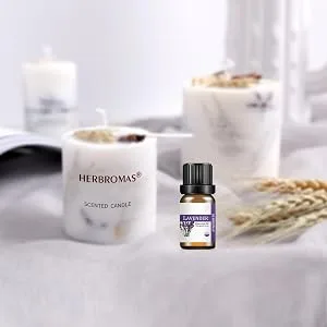 Essential Oil Set by HERBROMAS - Top 16 Natural Aromatherapy Essential Oils for Candle Making, DIY Soap Making, Diffusers, Humidifiers - Essential Oils for Candle Making