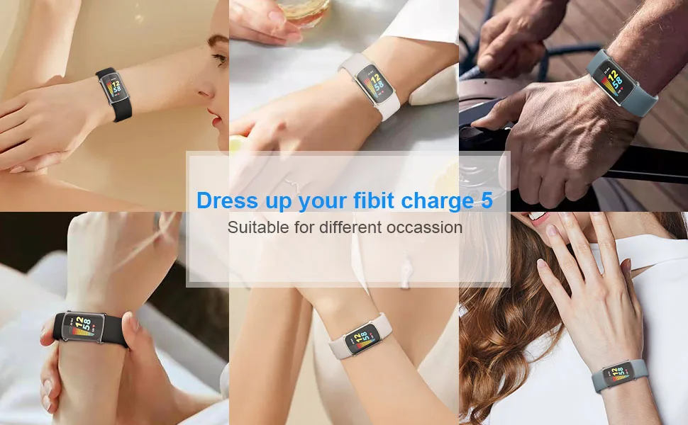 Cuteey 4 Pack Screen Protector for Fitbit Charge 5 Only,Slim Soft Full TPU Cover Case for Fitbit Charge 5 Smart Watch Accessories Clear/Clear/Clear/Clear - product information 7