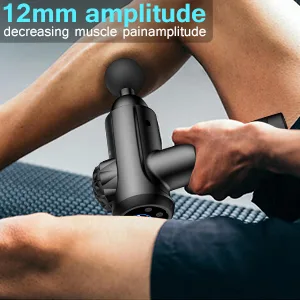 Massage Gun Deep Tissue, Upgrade Percussion Massager Gun for Athletes Handheld Muscle Massage Gun (Black) - massage gun deep tissue