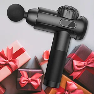 Massage Gun Deep Tissue, Upgrade Percussion Massager Gun for Athletes Handheld Muscle Massage Gun (Black) - massager