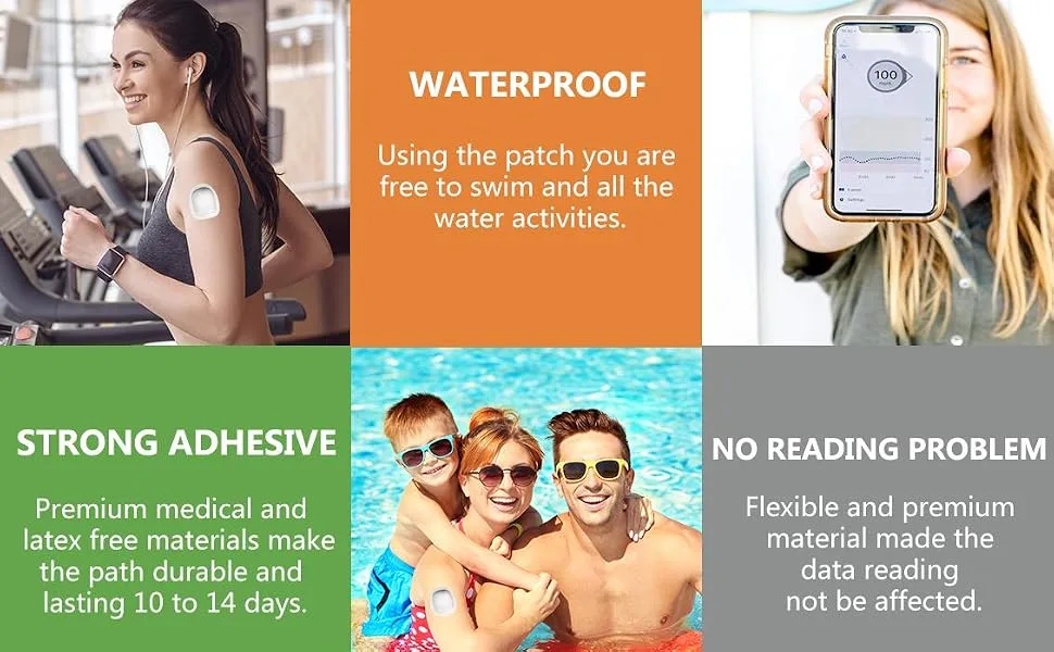Omnipod Adhesive Patches Waterproof-36 Pack Transparent Tape,Clear Omnipod Covers-Overpatch Long Lasting to 10 Days - omnipod adhesive patches