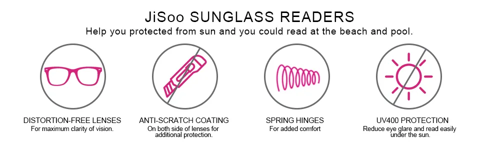 JiSoo Oversized Reading Glasses for Women, Stylish Designer Large Readers Oprah Style with Spring Hinge S-demi(reader Sunglasses) 1.75 x - product information 3