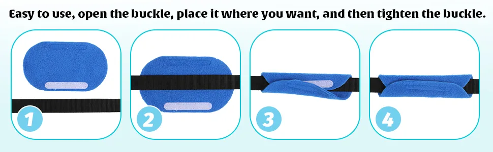 12 Pieces Headgear Strap Cover Comfortable No Face Marks Strap Covers to Reduce Face Neck Pressure(Gray) - product information 4