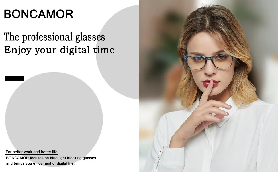 BONCAMOR 2 Pack Progressive Multifocus Reading Glasses Men and Women Computer Blue Light Blocking Anti Eyestrain Readers (Blue Brown, 2.50) Blue Brown 2.5 x - glasses for women 1.75