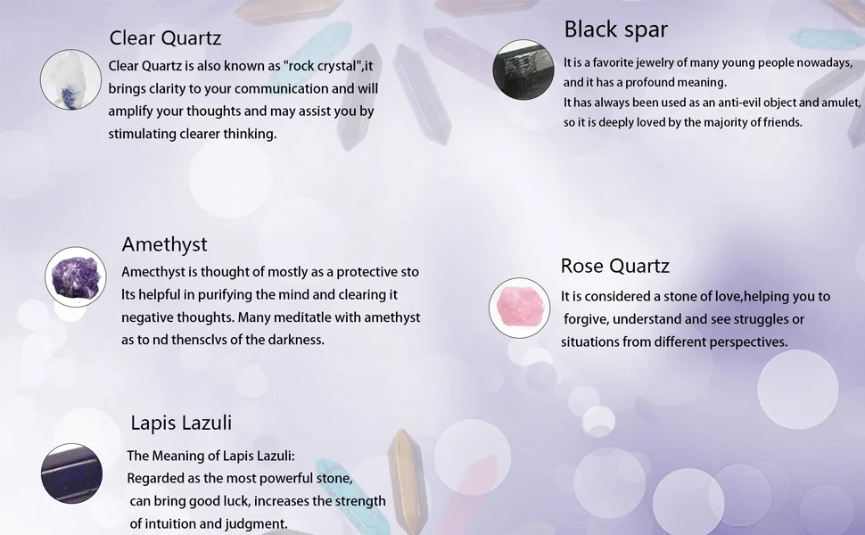 Rose Quartz Crystal 10 PCS Rose Quartz Point Hexagonal Healing Reiki Stone Pendant Bulk for Jewelry Making - crystal point set
