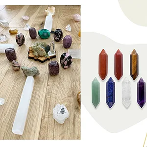 Rose Quartz Crystal 10 PCS Rose Quartz Point Hexagonal Healing Reiki Stone Pendant Bulk for Jewelry Making - crystal set