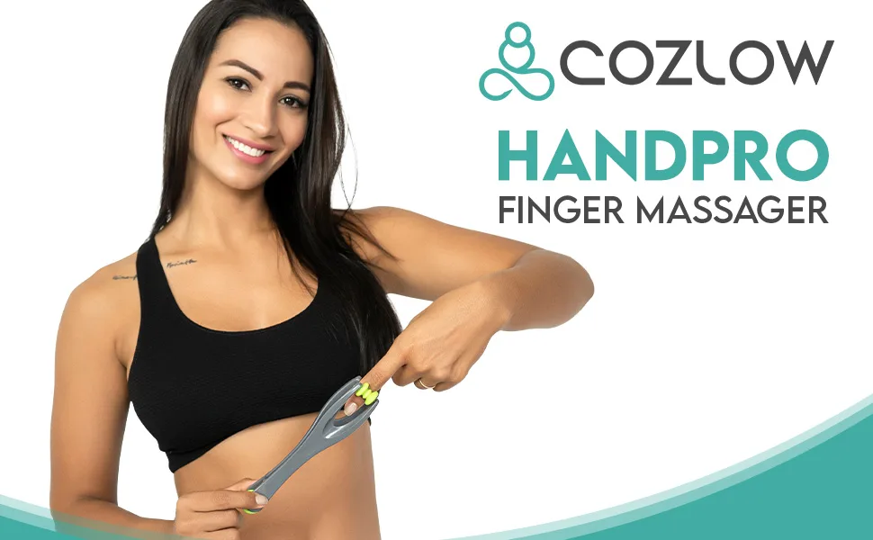 COZLOW HandPro Finger Massager Dual-Sided Therapy Tool | Arthritis Tools for Hands | Hand Roller for Arthritis, Blood Circulation, Stress Relief, and Pain Relief - HandPro Finger Massager Section 1