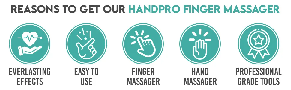 COZLOW HandPro Finger Massager Dual-Sided Therapy Tool | Arthritis Tools for Hands | Hand Roller for Arthritis, Blood Circulation, Stress Relief, and Pain Relief - HandPro Finger Massager Section 3