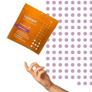Hydrant Immunity Vitamins Electrolyte Powder - Supplement with Vitamin C, B12, B6, Zinc - Immune, Hydration, & Energy Support – Hydration Powder Stick Packets (Elderberry, 30 Count) Elderberry 30 Count (Pack of 1) - electrolytes powder packets electrolyte tablets hydration powder electrolytes powder electrolyte